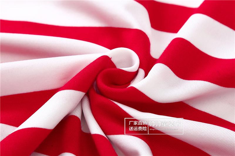 2018 bé gái phù hợp với thời trang mùa hè bé trai sọc hai mảnh cotton bé trai và bé gái với quần áo trẻ em lớn quần áo thủy triều quần áo bé gái