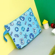 Korea Poli elementary school student waterproof dinner plate childrens lunch box student cute new teen cartoon storage bag