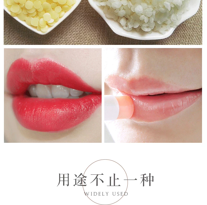 Tự làm thủ công tự làm son môi nguyên liệu ăn được hạt trắng tự nhiên sáp ong son môi nguyên liệu đặc biệt gói 20g son kem mac 991