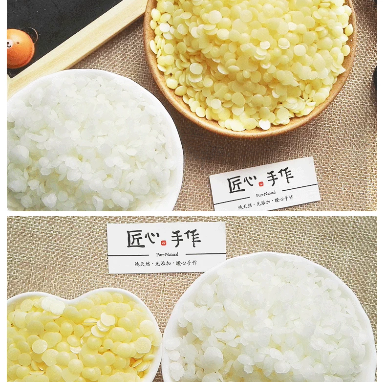 Tự làm thủ công tự làm son môi nguyên liệu ăn được hạt trắng tự nhiên sáp ong son môi nguyên liệu đặc biệt gói 20g son kem mac 991