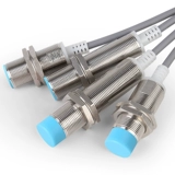 Круглый переключатель, металлический индукционный датчик, 18mm, 24v