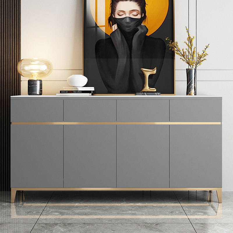 Light luxury dining cabinet combination modern minimalist living room home small apartment storage cabinet new storage cabinet wine cabinet furniture