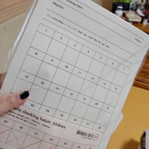 Spot ohlolly day Korea 35-day daily check habit record book baby growth record