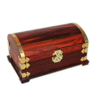 Jewelry box Wooden lock jewelry storage box Earrings storage box Finishing box Bracelet box