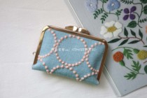AZHAISTUDIO) Minagawa Akira Tambourine Fishtail Organ Pleat Gold Card Holder Gold Bag Coin Storage Bag
