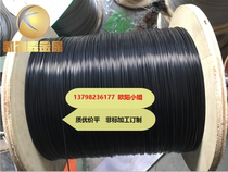 Imported 304L 316L black rubber coated steel wire rope 0 5mm 0 8 1 2 2 3 4 5 6mm soft steel wire rope