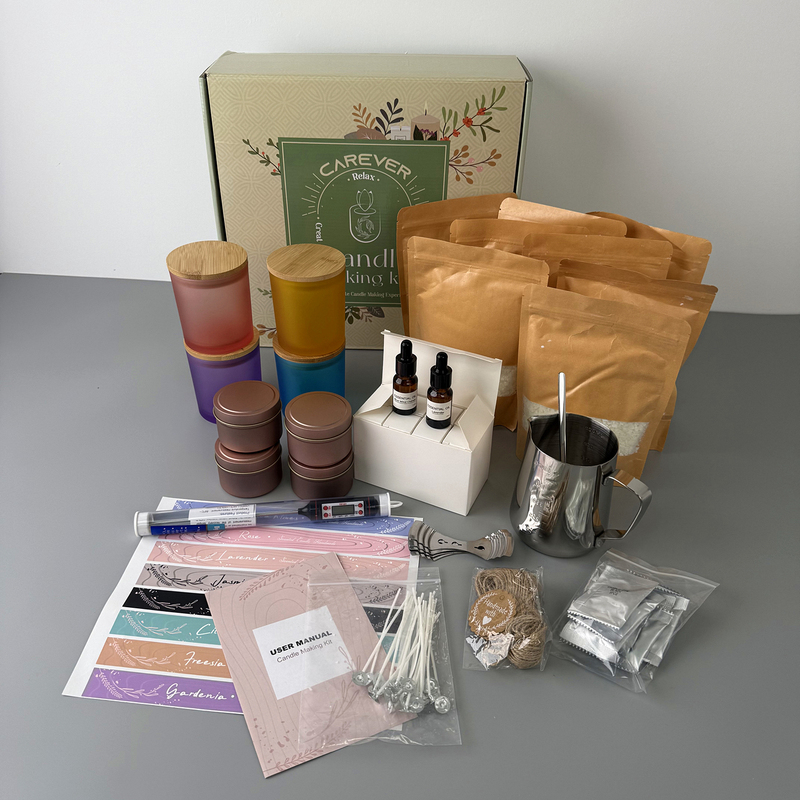 Export Goods! What a Big Box! Handmade LAOSHU Scented Candle DIY Making Kit with Complete Materials and Tools