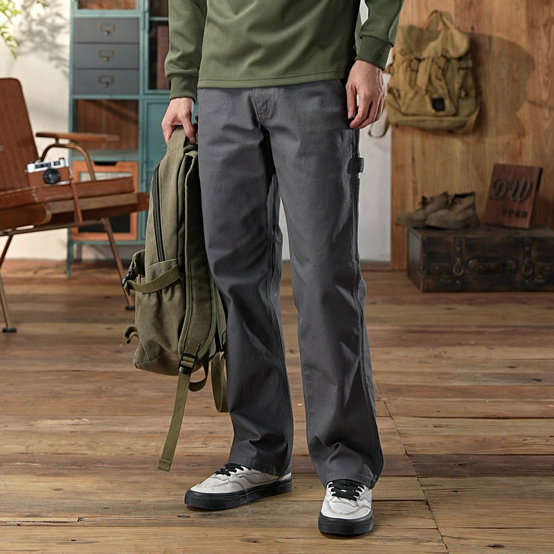 Carhartt 103279 Carhartt American Retro Casual Multi-Pocket Canvas Loose Straight-Leg Casual Work Pants