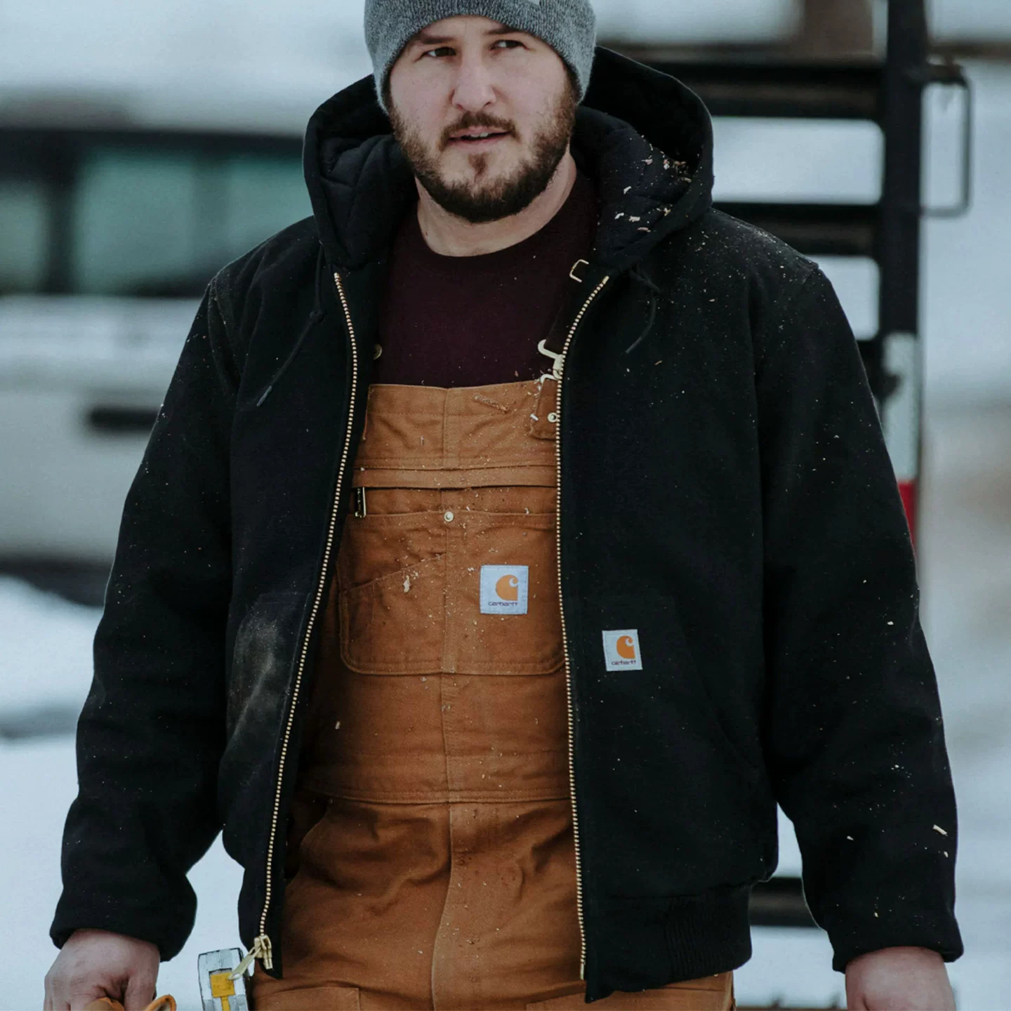 Windproof design jacket with hood, J140, American style, increased thickness