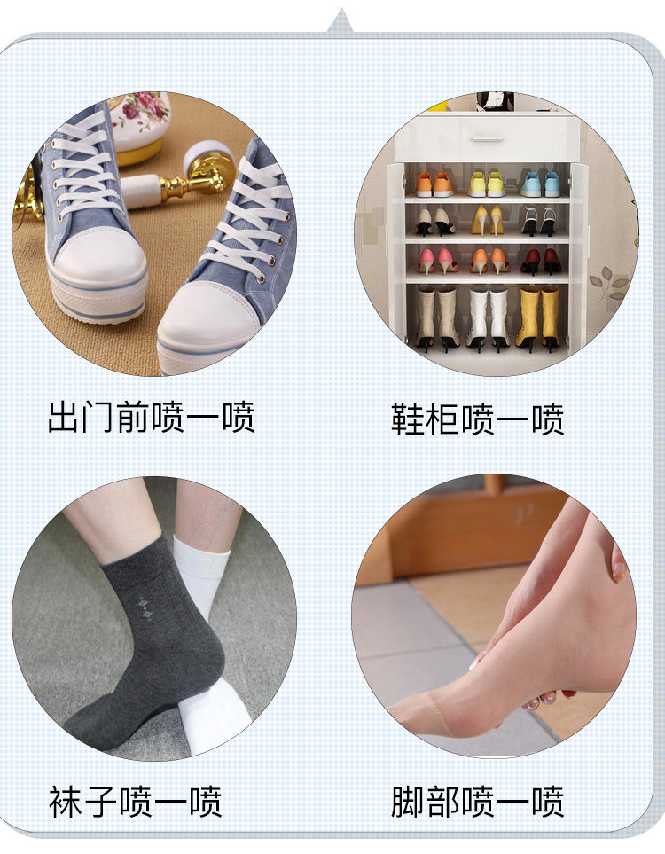 德国原装进口 SOS 足部抑菌除味喷雾 250ml 去鞋臭脚气 图6