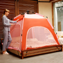 Winter automatic tent sleeping in indoor bed adults children home breathable mosquito-proof wind-cold warm tent