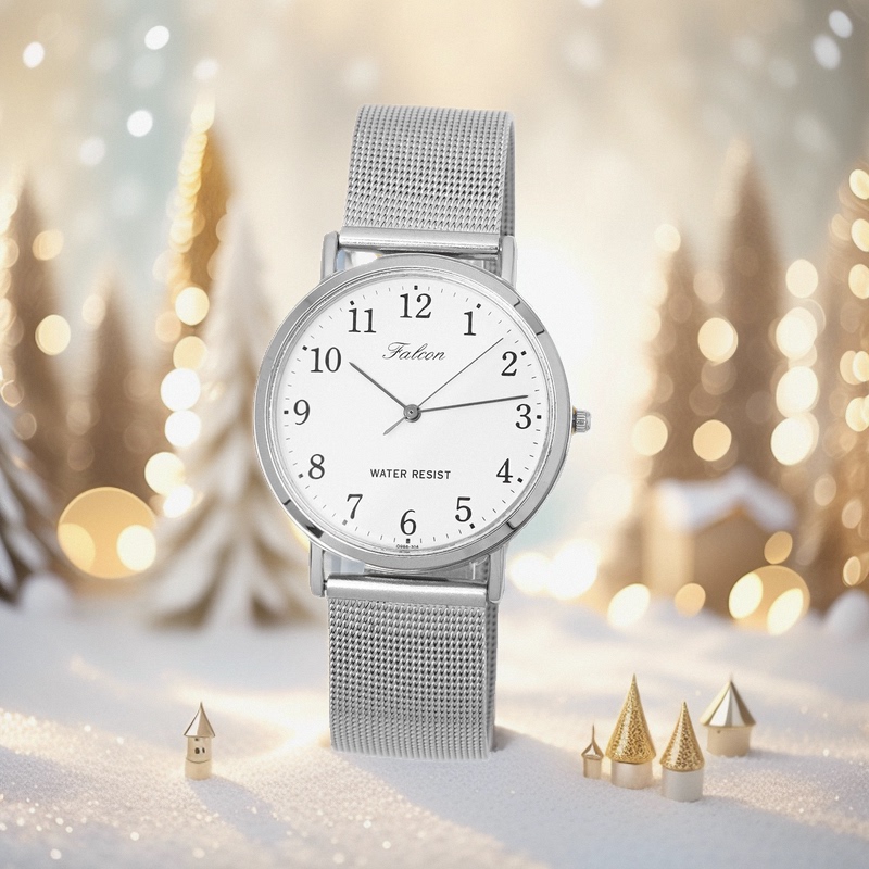 Artistic Japanese Citizen Falcon Q&Q Retro Minimalist Watch for Women Q996-304 Student Couple Watch