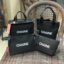 Waterproof small fragrance hemp cotton hand-held cosmetic bag Large capacity cosmetic storage bag Portable wash bag Womens bag
