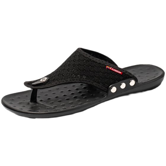 夏季人字拖男鞋超轻沙滩潮流防滑防臭室外穿凉鞋夹脚人字拖男鞋