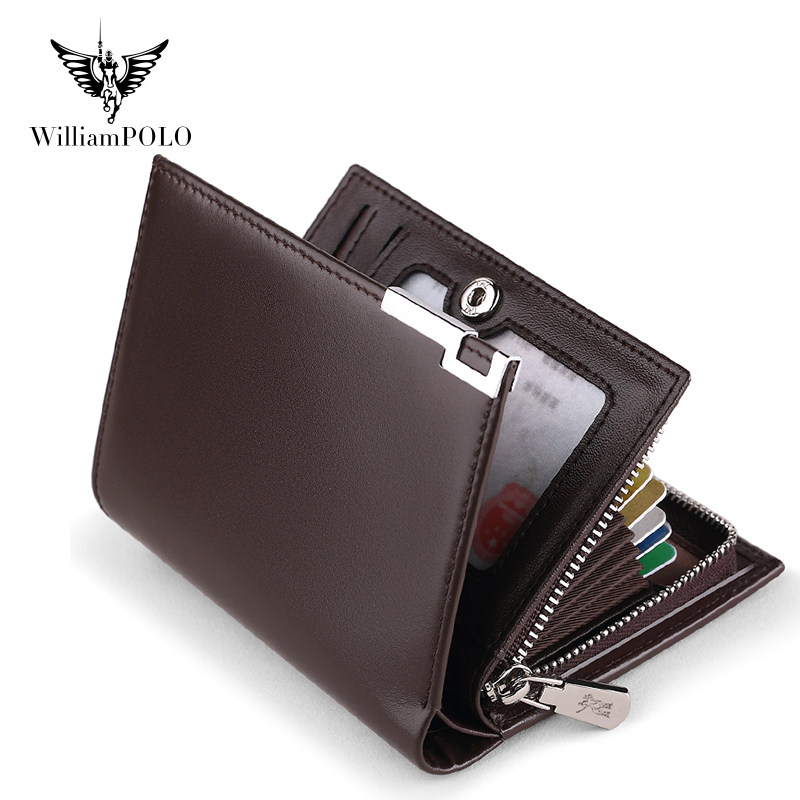 Ralph Lauren Polo Driver's License Leather Sleeve Multi Slot Wallet Men's Cut Leather Business Youth Multipurpose Card Holder