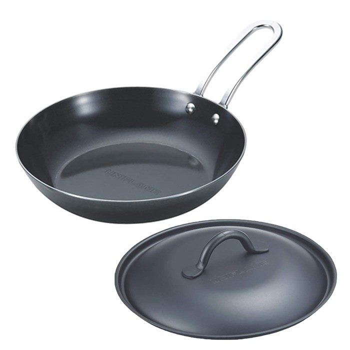 Japan imported UNIFLAME outdoor pot folding portable camping cooking cooking iron pot non-stick frying pan