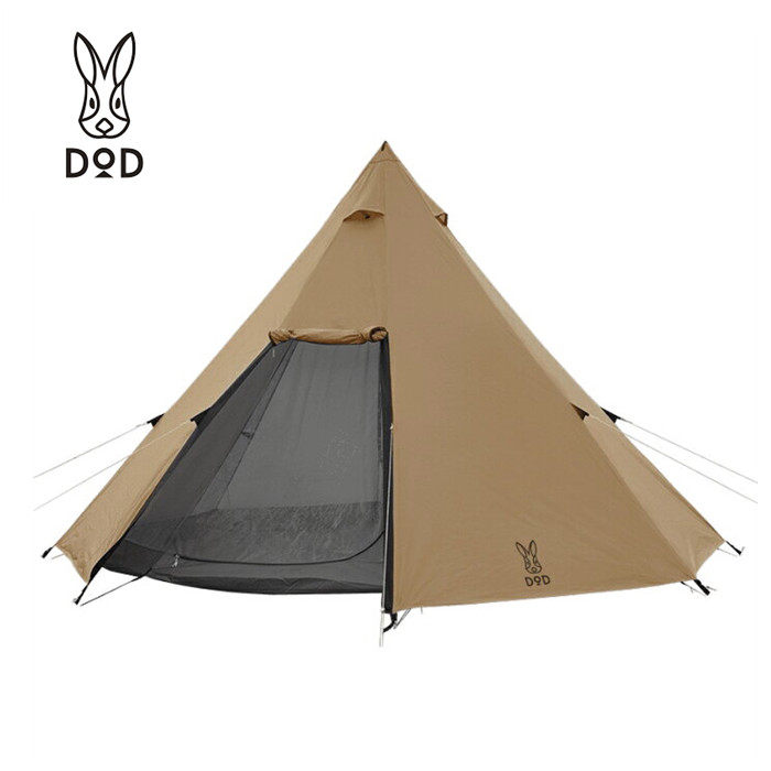 Japan imported dod outdoor camping for 8 people to build a double-layer tent with an Indian pyramid tent large weatherproof
