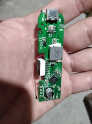 분해 된 IP5356 모바일 파워 마더 보드 3.7V 리튬 배터리 부스터 보드 5V 디지털 디스플레이 빠른 충전 파워 뱅크 모듈