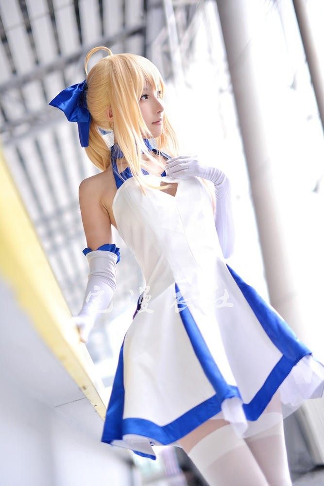 コスプレ衣装☆ Fate/Zero セイバー 10周年 Saber風ドレス S コスプレ