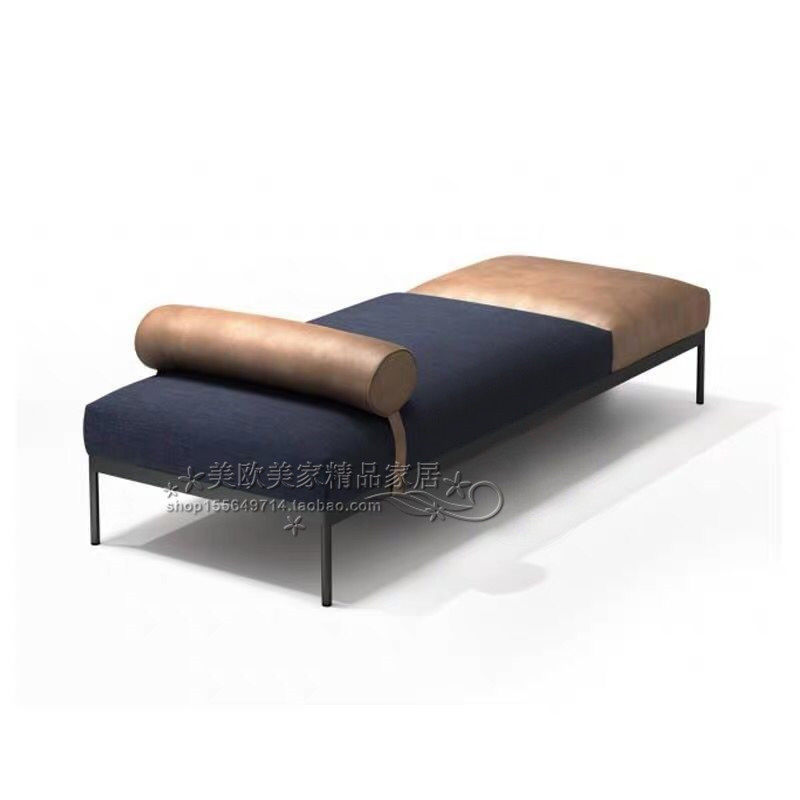 Nordic long shoe changing stool designer bench Italian sofa stool footstool bedroom bed end stool cloakroom stool