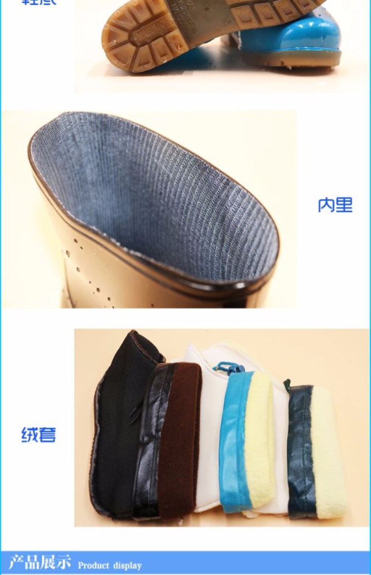 Giày cao cổ nữ kéo trở lại ủng nữ ống ngắn ống nửa ống đi mưa nam chống trơn trượt gót giày không thấm nước giày đế xuồng đi mưa mua ủng đi mưa ở hà nội