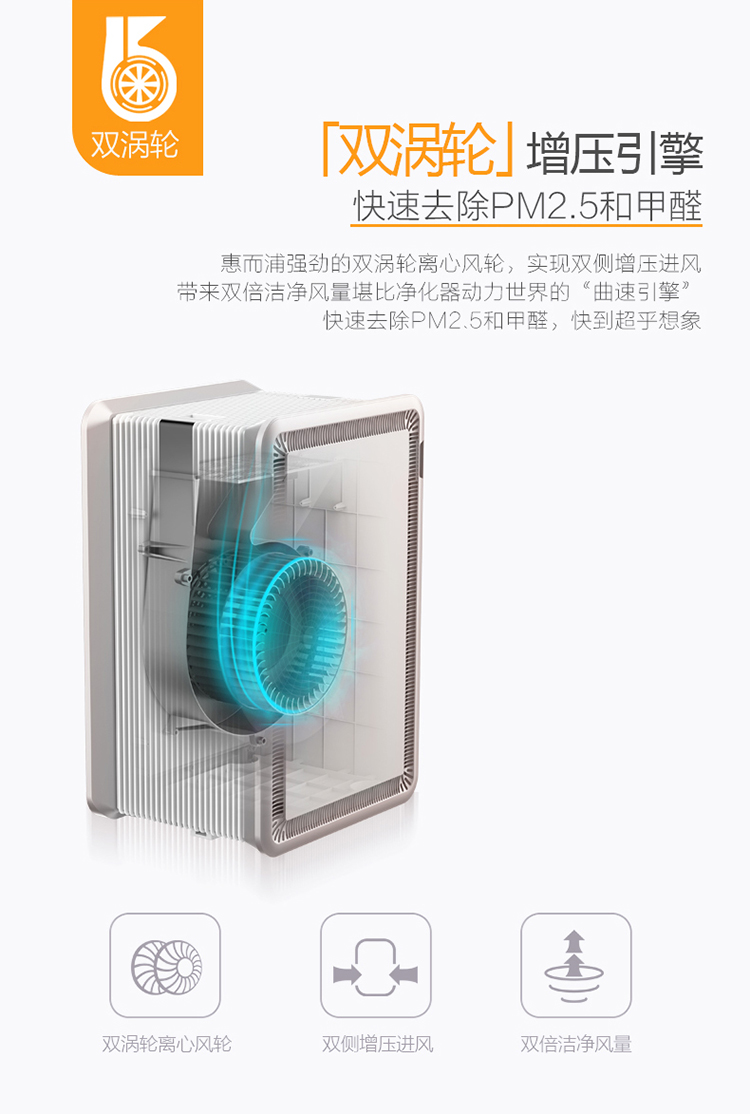 máy lọc bụi mịn Máy lọc không khí Whirlpool WA-7501 phòng ngủ gia đình ngoài phòng ngủ có khói formaldehyd máy lọc không khí kc-j50-h