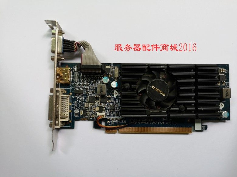 GIGABYTE Graphics GV-N2100C-5121 with VGA HDMI DVI color new DDR3 1G graphics card