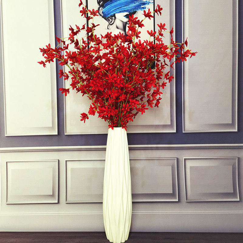 Living Room Floor Simulation Flowers Happiness Floral Simplicity of the Atmosphere Decoration Flowers Fake Flowers Wedding opening flower arrangement Furnishing Flowers