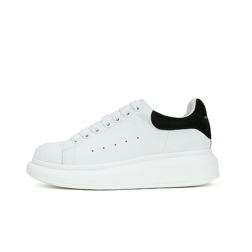 Кроссовки на платформе, белая обувь, из натуральной кожи