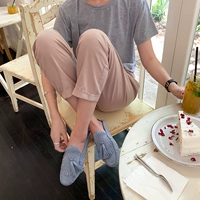 [Sheii su yinyin] нажмите мягкий и легко носить ~ новые кожаные ленивые люди наступают на одиночные туфли бобовые ботинки женская счастливая обувь