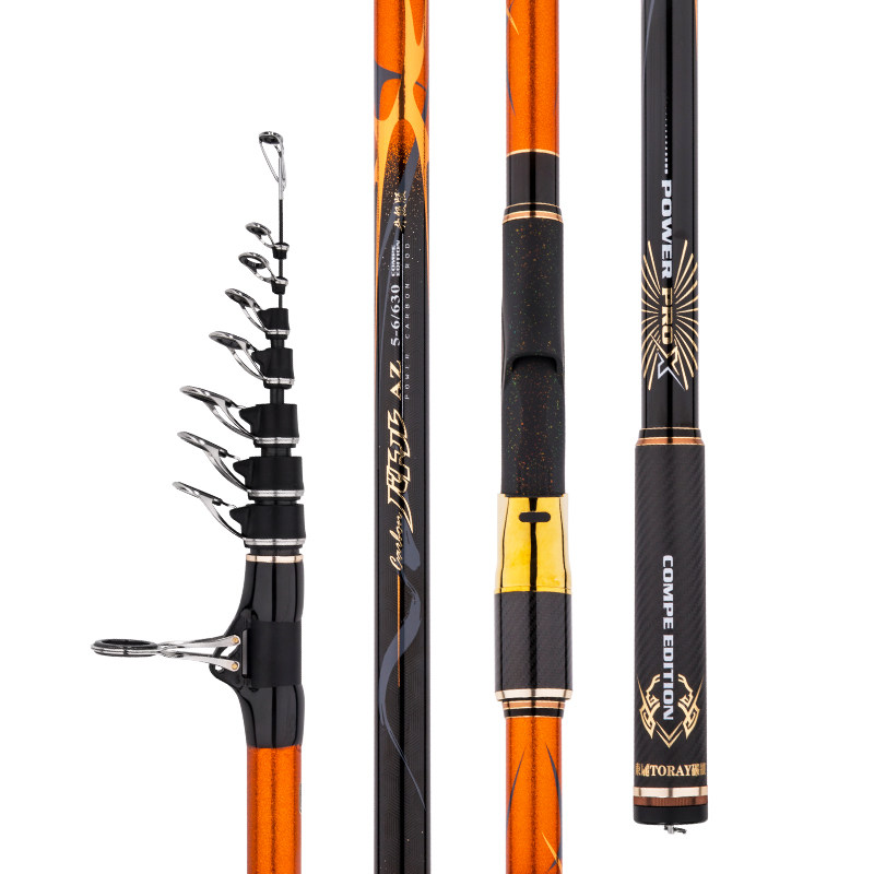 Fish Rods Heavy Set Rock Silicon fishing rod sliding special rock rod long throw set carbon ...