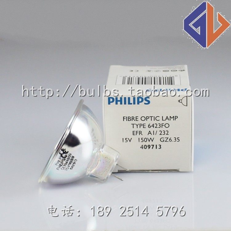 Philips PHILIPS 6423FO EFR 15V150W optical fiber lighting gastroscope cold light source light cup