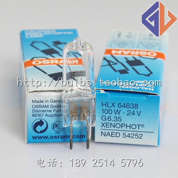 OSRAM bulb OSRAM HLX 6463824V 100WANGENIEUX surgery shadowless lamp halogen lamp