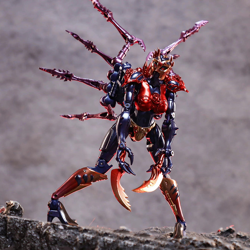 New TransArt BWM-08 Metal BEAST WARS Blackarachnia Action figure