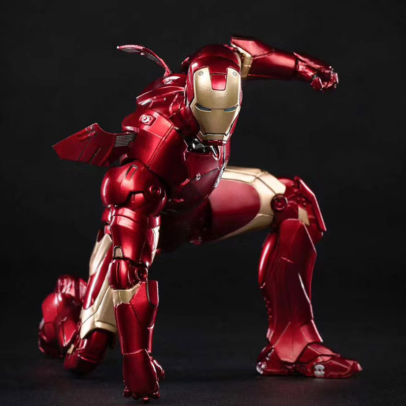 Spot Genuine mobile Avengers Alliance MK3 Iron Man 6 inch Disposable Model Model Glowing Gnaku