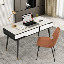 Italian light luxury Rock board desk modern simple household small apartment study computer desk simple desk desk