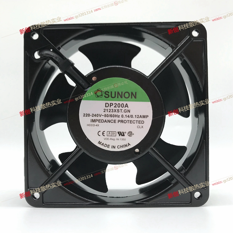 Brand new SUNON Jianzhu DP200A 2123XBT. GN 2123XST. GN 220V AC cabinet fan