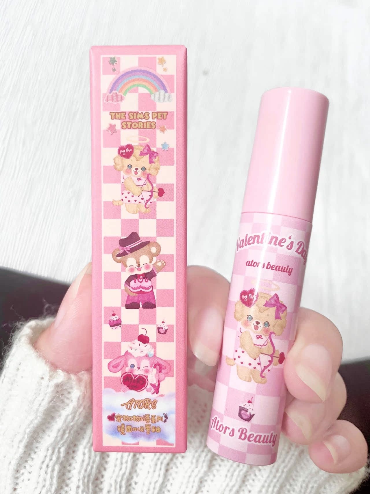 Ators Lip Glazed Mirror Water Light Pet of pure desire Wind Moisturizing Affordable students Mouth Red Niche Brands