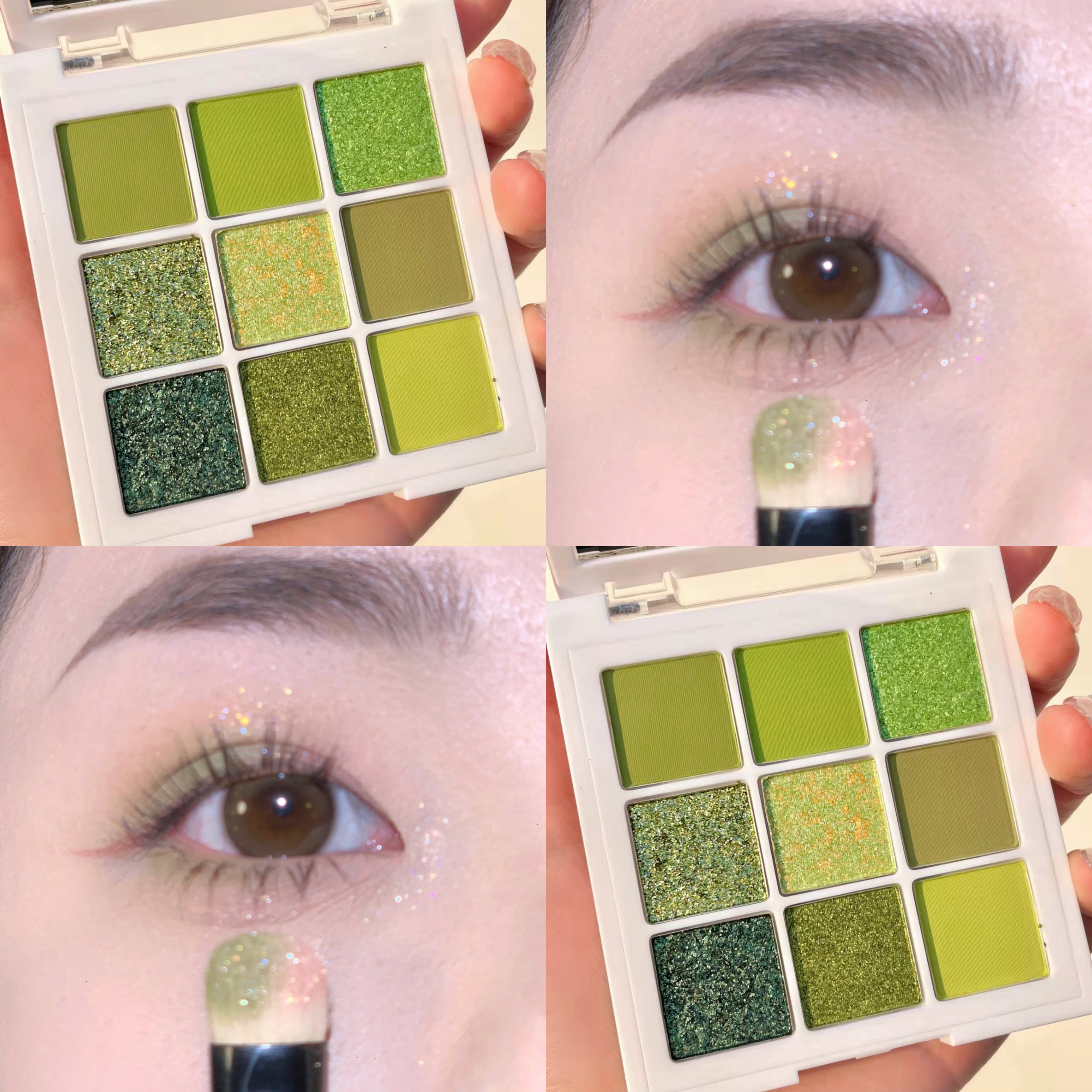 Take the springtime eyes on the green eye shadow spring summer olive green mint green eye shadow disc advanced sensation