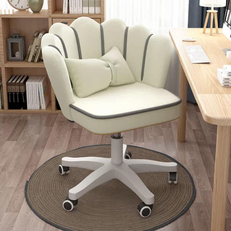 Student Learning Special Stool Chair Girl Cute Dormitory Bedroom Computer Chair Swivel Lifting Backrest Desk Chair