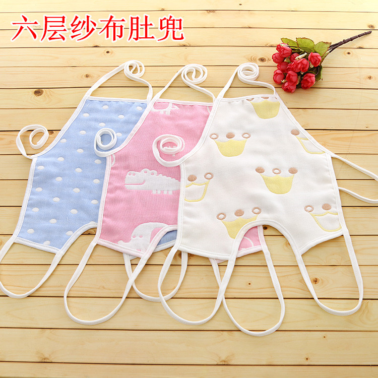 0-3 0-3-year-old cotton summer baby gauze newborn four-season universal belly-pocket baby with leg guard and thin section