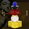 Sealed Stupa Buddhism with all the Tathagata heart secret whole body relic treasure Kyo Indrani Sutra Mantra Crystal Tower