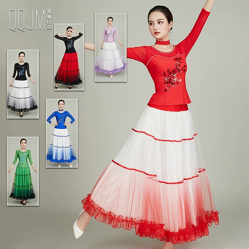 Шелковый комплект, юбка, костюм, городской стиль, короткий рукав, градиент