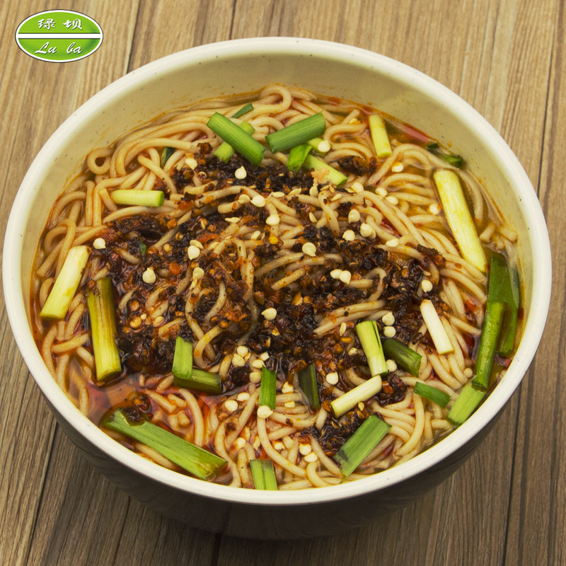 Green Dam Corn Daikon meals Bread Noodles Free of Cooking Low Fat Noodle Cereal Miscellaneous Cereals Convenient Mix Noodles 150g * 20 Bag