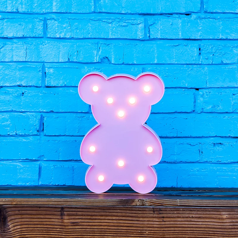 LED креативная ночная лампа, огни, интернет-знаменитость