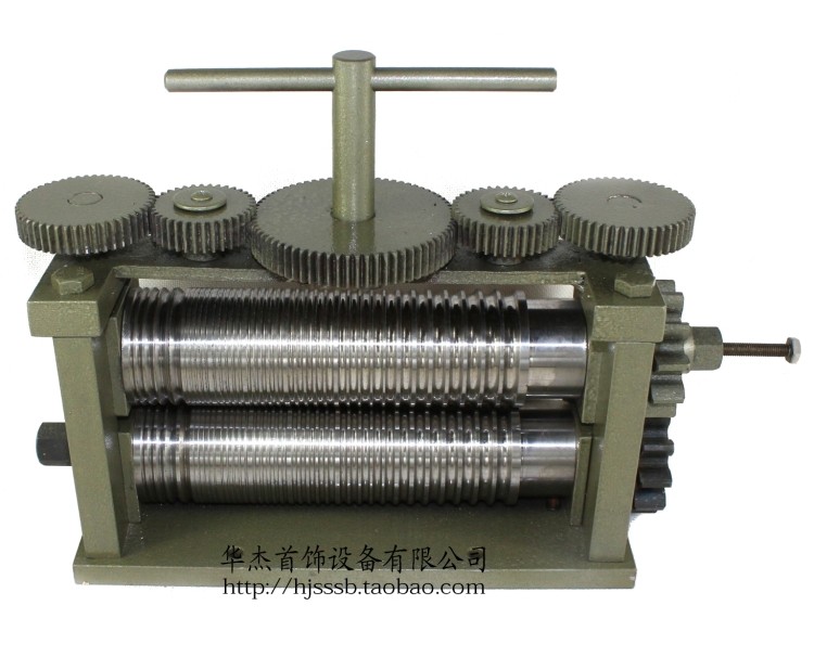 Large hand-cranked tablet pressing machine pressing machine pressing round pressing square jewelry equipment gold tool