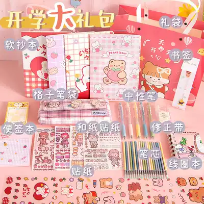 Stationery gift package practical creative exquisite birthday to send girlfriends little girls Primary School students children gifts boys