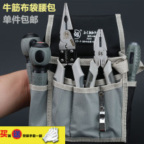 Unlock Kit Men Multifunction Mini Portable Kit Repair Group Cover Single Shoulder Canvas Five Gold Tool Bag