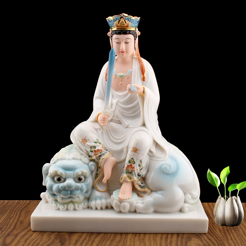 Han Baiyu Buddha Like Wenwu Puxian Enable, Huahua San Shuo Shuo Shuo Household Living Room Character