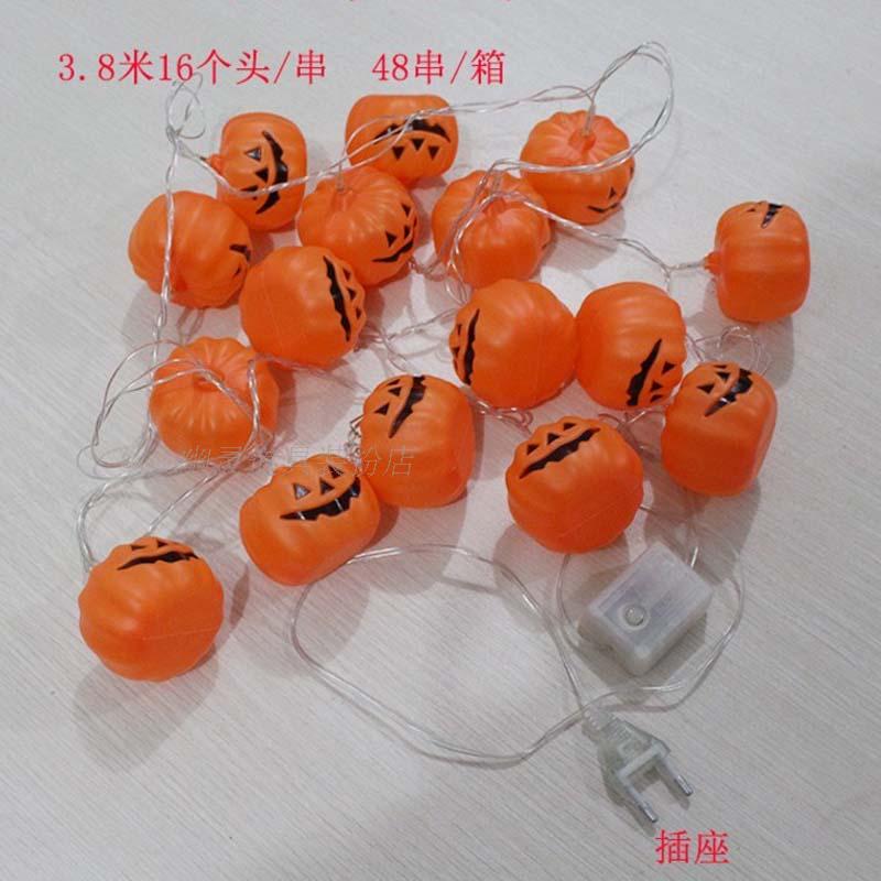 Pumpkin Lantern Halloween Bar Bar Lễ hội trang trí Lantern LED Chuỗi Light Dress Up Đạo cụ - Sản phẩm Đảng / Magic / Hiệu suất đồ hóa trang lễ hội
